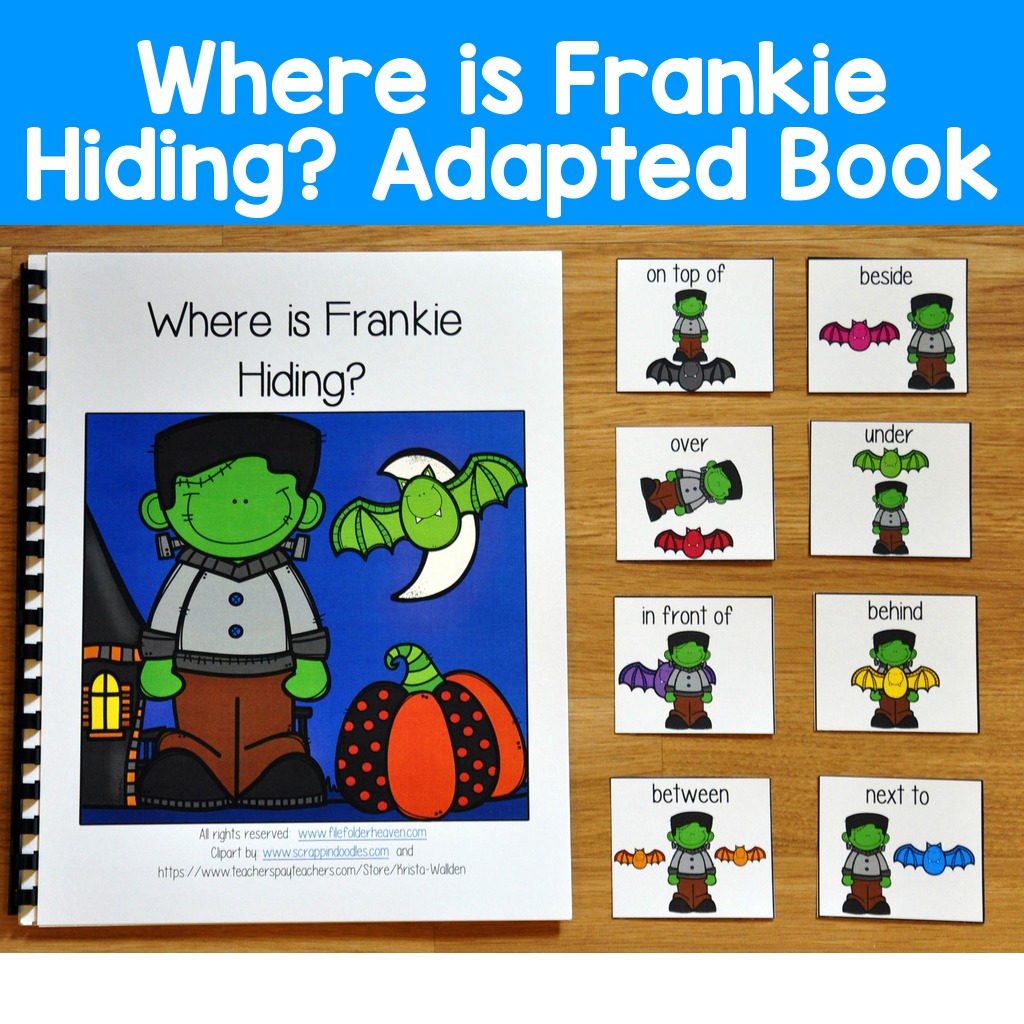 "Where is Frankie Hiding?" Halloween Adapted Book