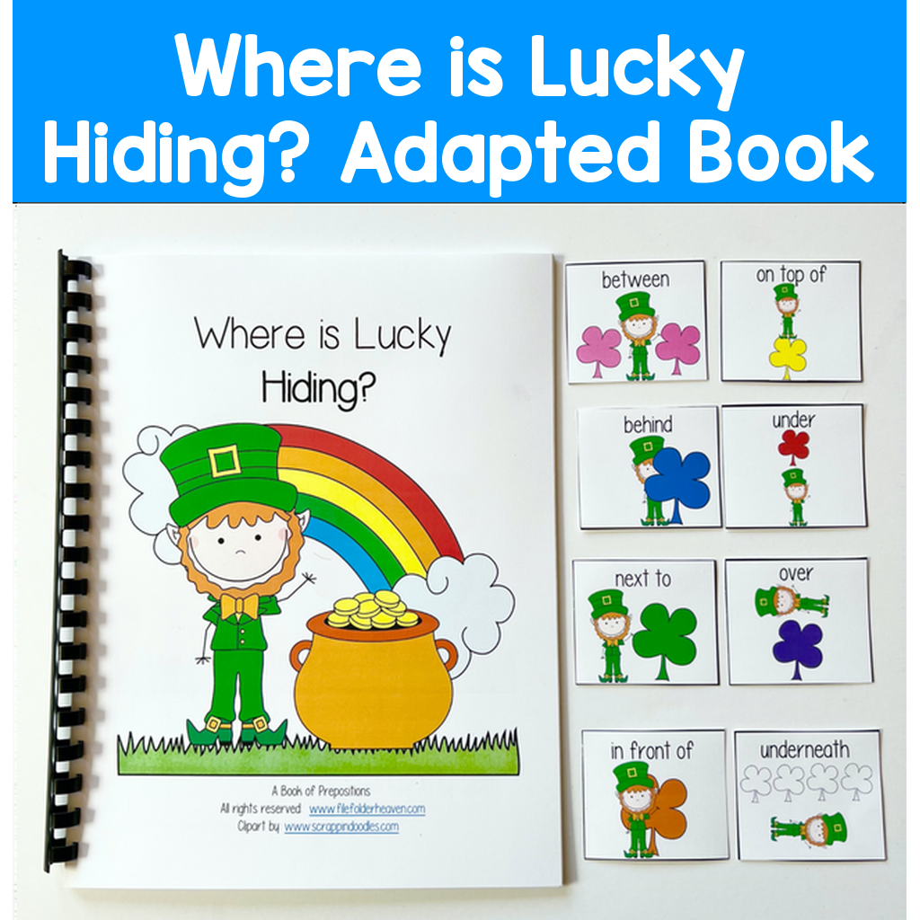 "Where is Lucky Hiding?" Adapted Book