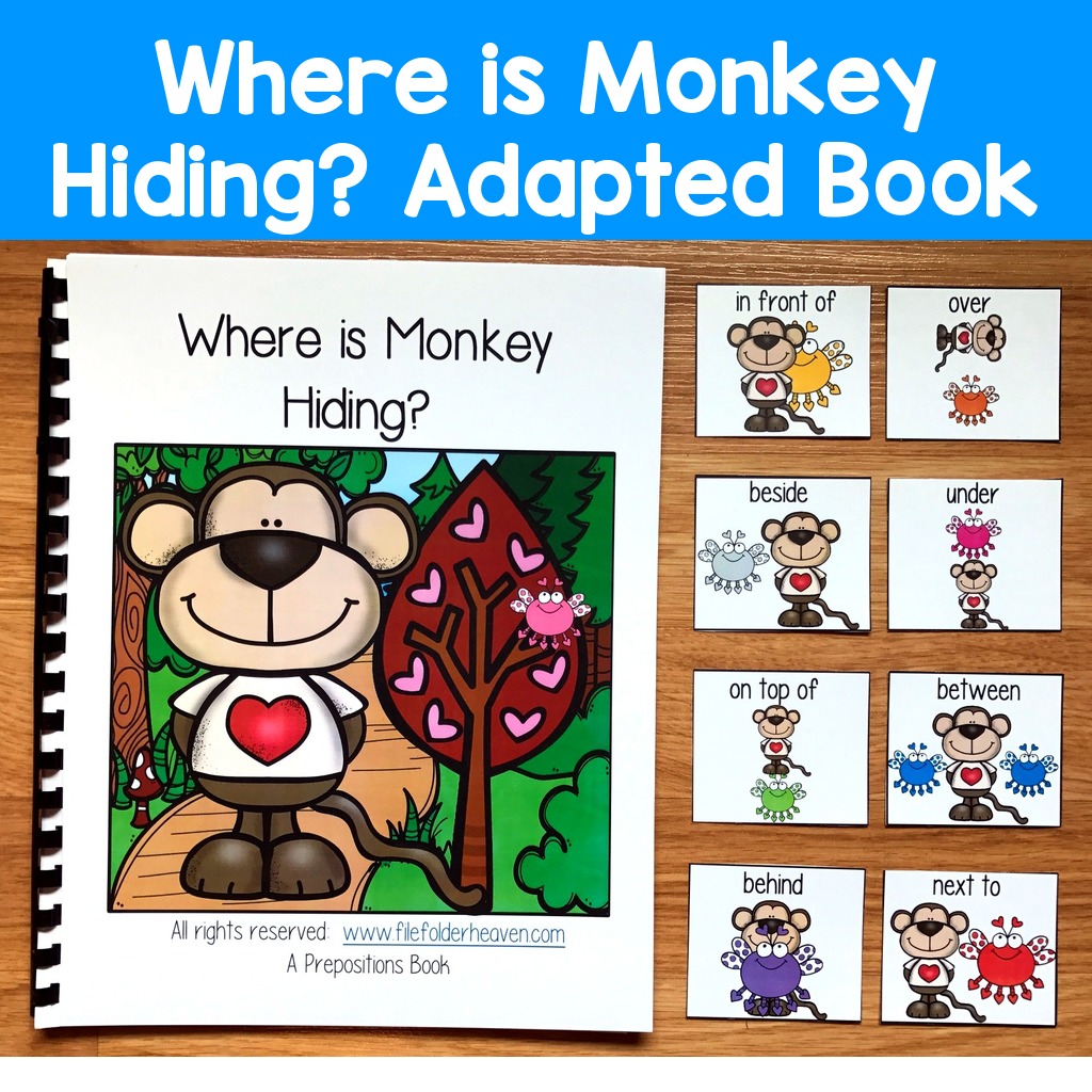 "Where is Monkey Hiding?" Adapted Book