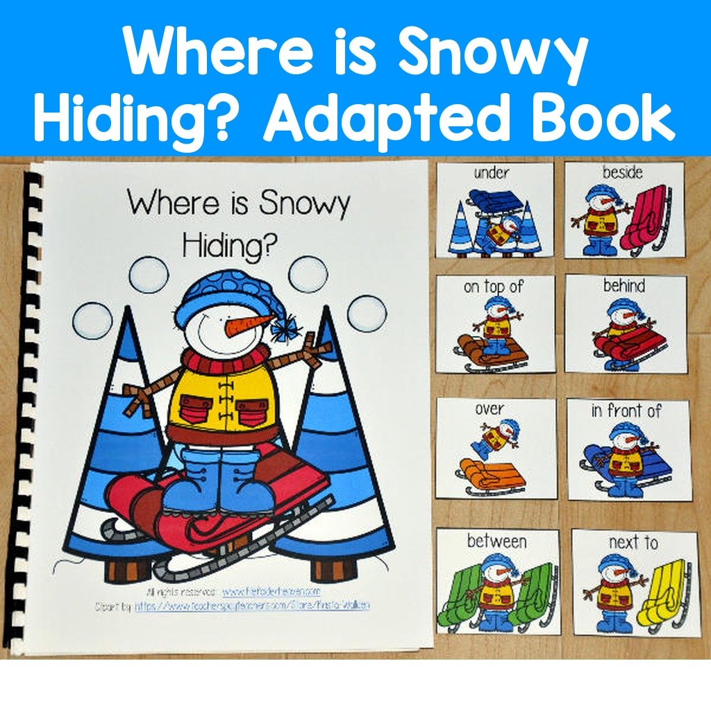 "Where is Snowy Hiding?" Adapted Book