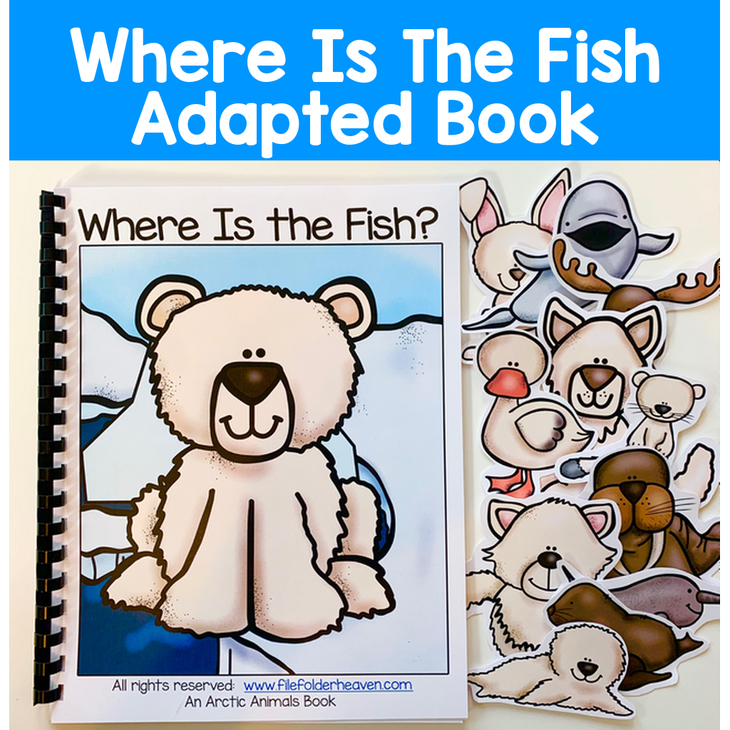 "Where Is The Fish?" Arctic Animals Themed Adapted Book