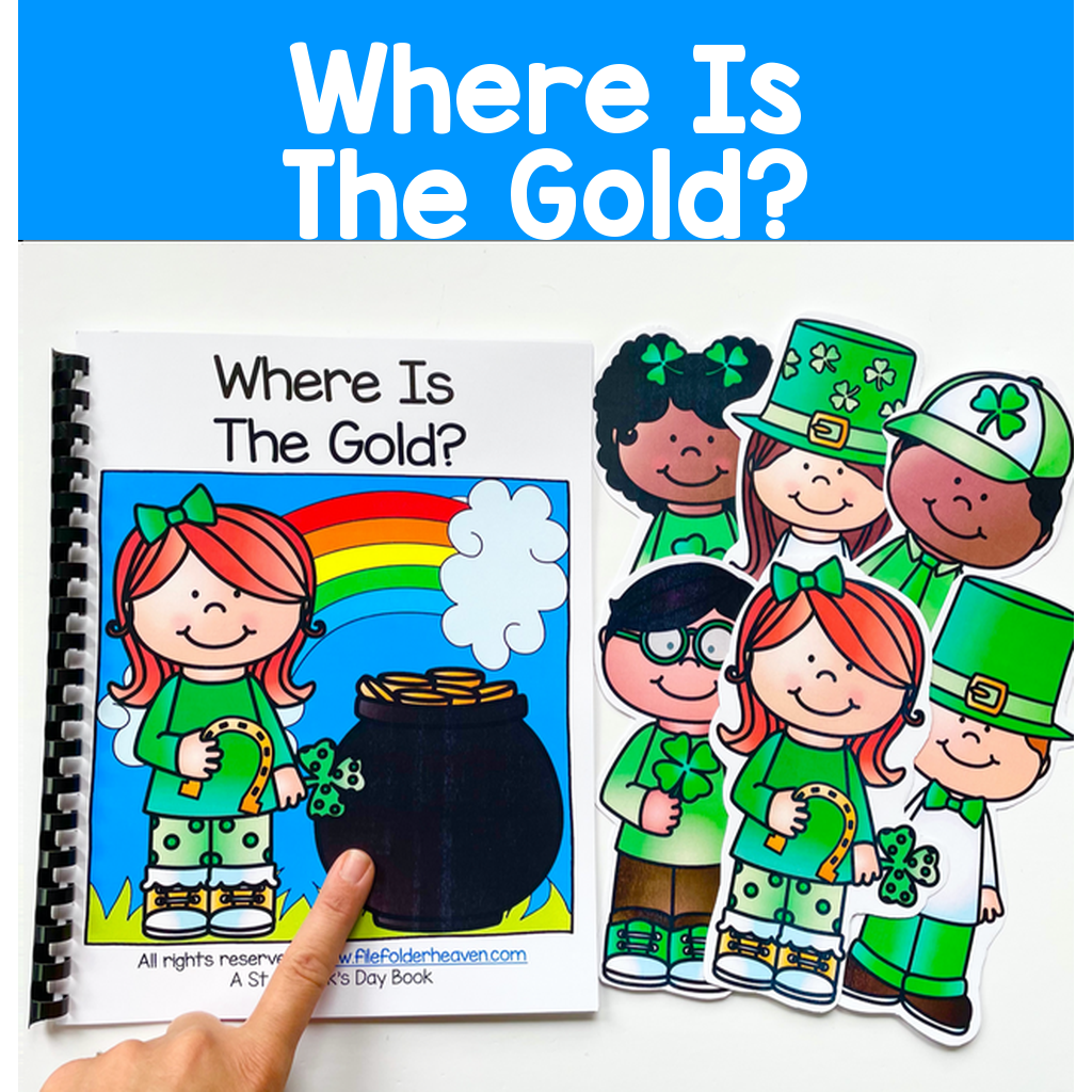 St. Patrick's Day Adapted Book: "Where Is The Gold?"