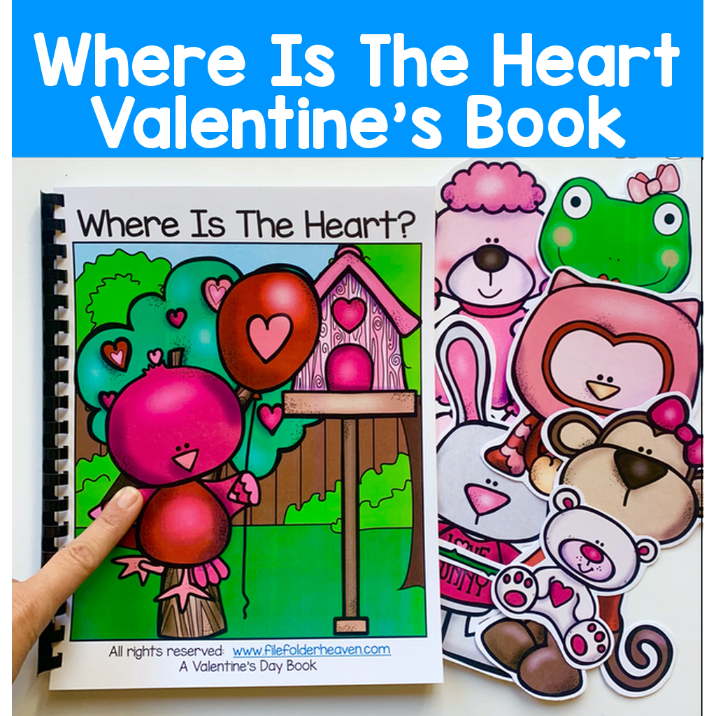 "Where is the Heart?" Valentine's Day Adapted Book