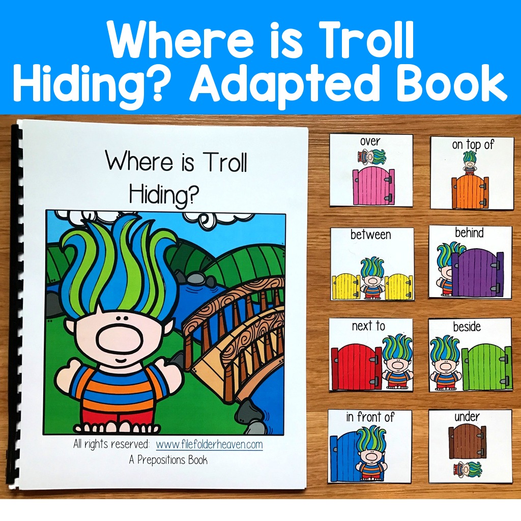 "Where is Troll Hiding?" Adapted Book