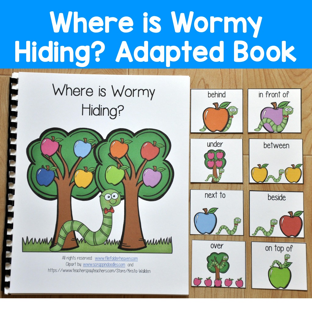 "Where is Wormy Hiding?" Adapted Book