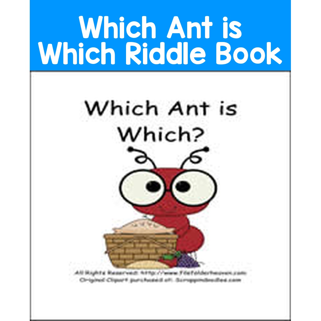 Which Ant is Which Riddle Book