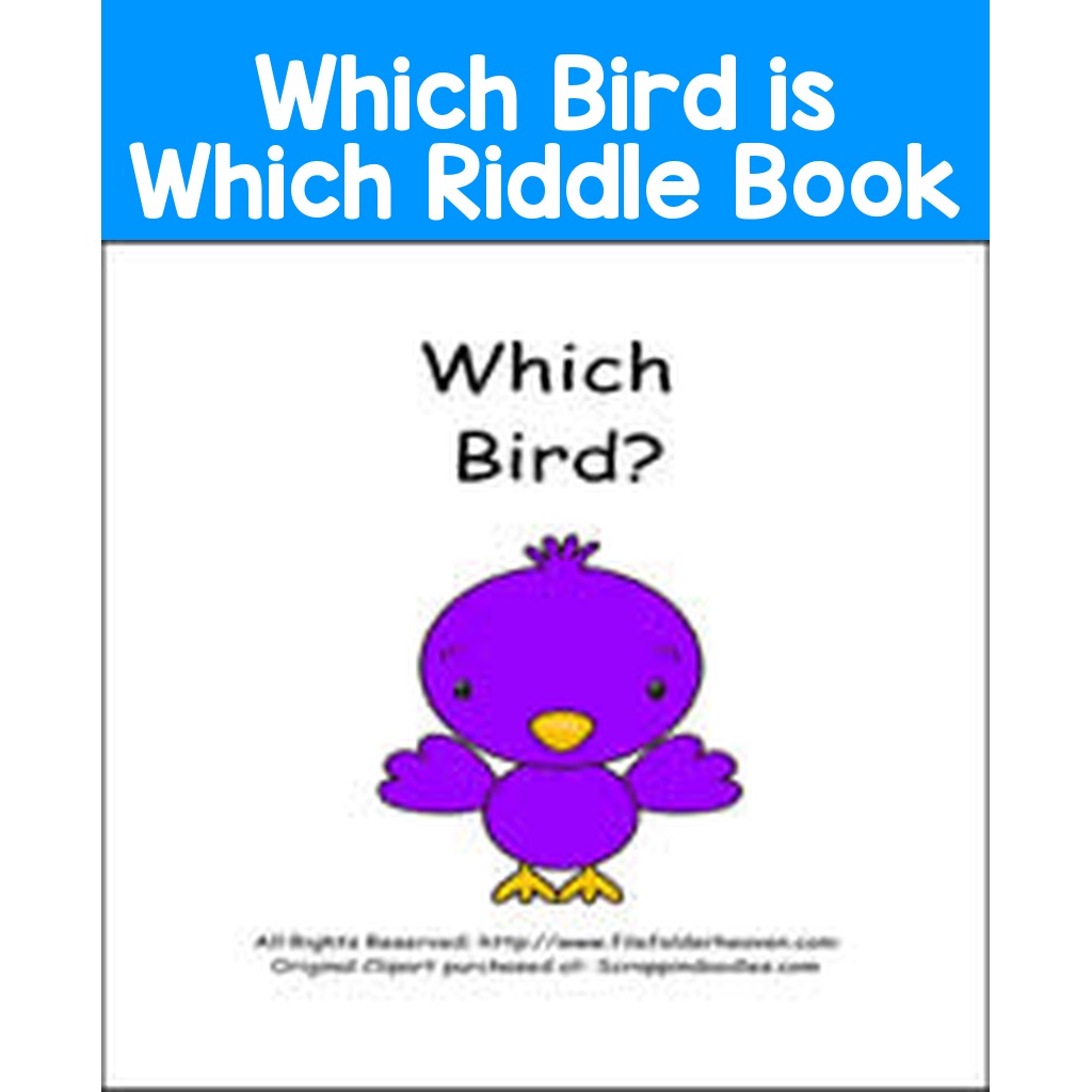 Which Bird is Which Riddle Book