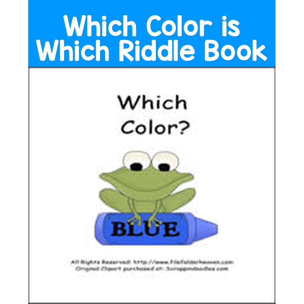 Which Color is Which Riddle Book