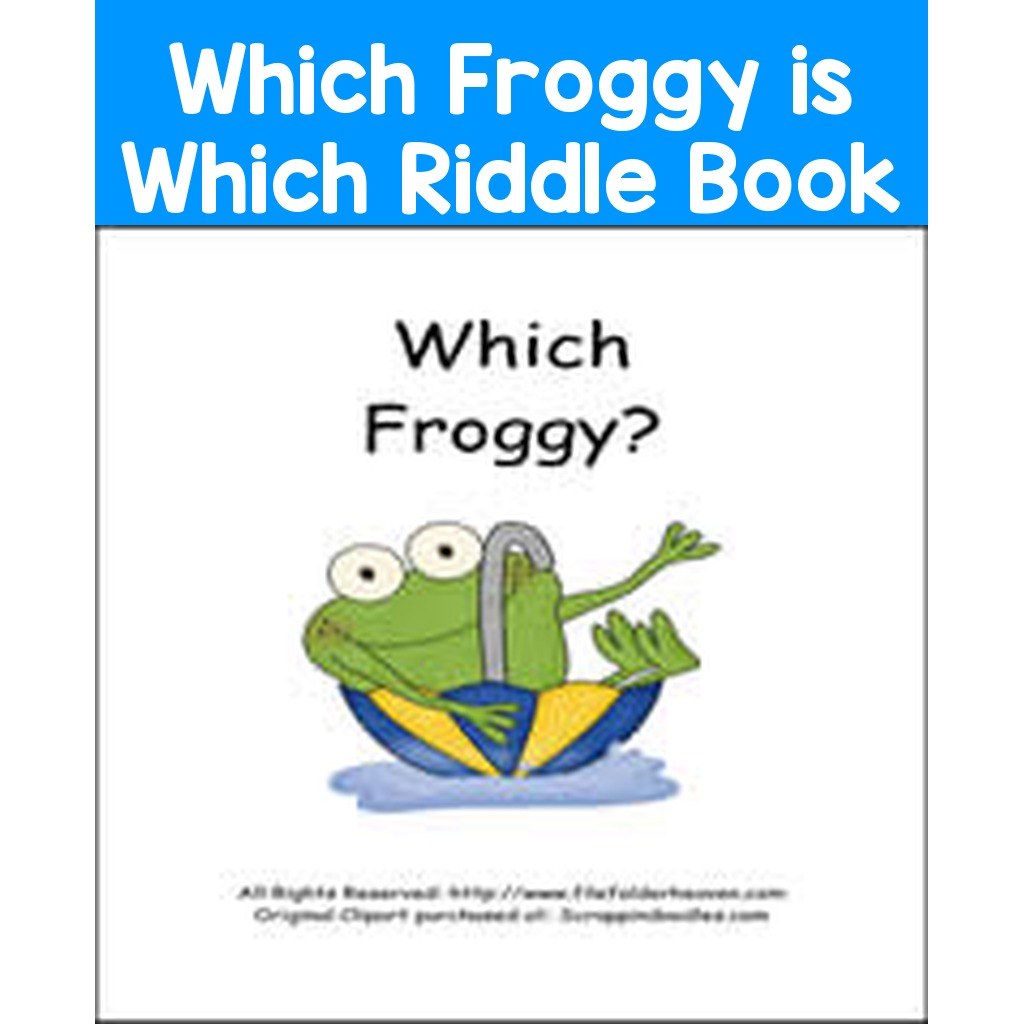 Which Froggy is Which Riddle Book