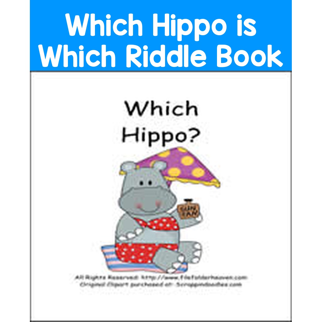 Which Hippo is Which Riddle Book