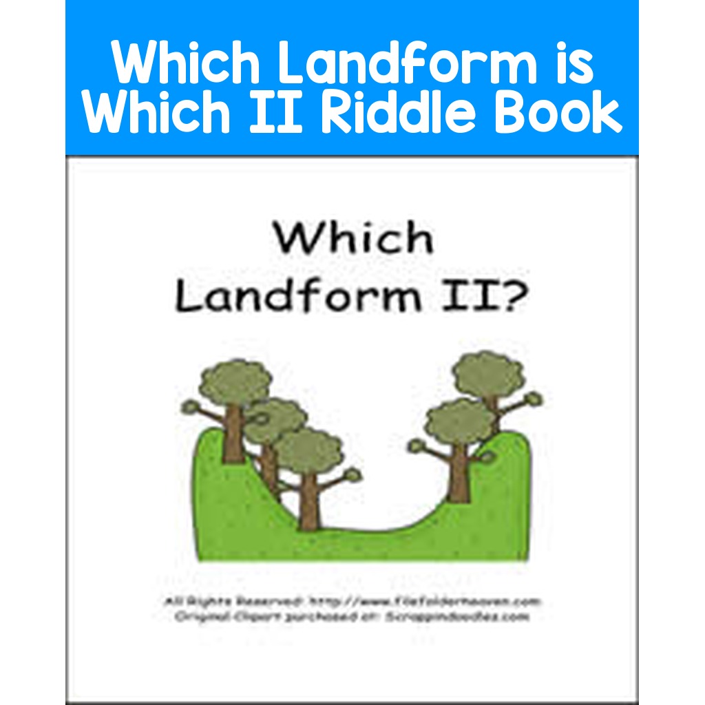 Which Landform is Which II Riddle Book