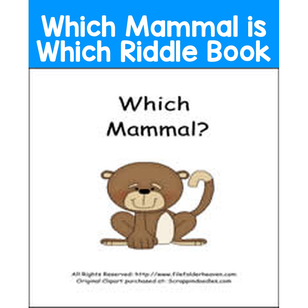 Which Mammal is Which Riddle Book