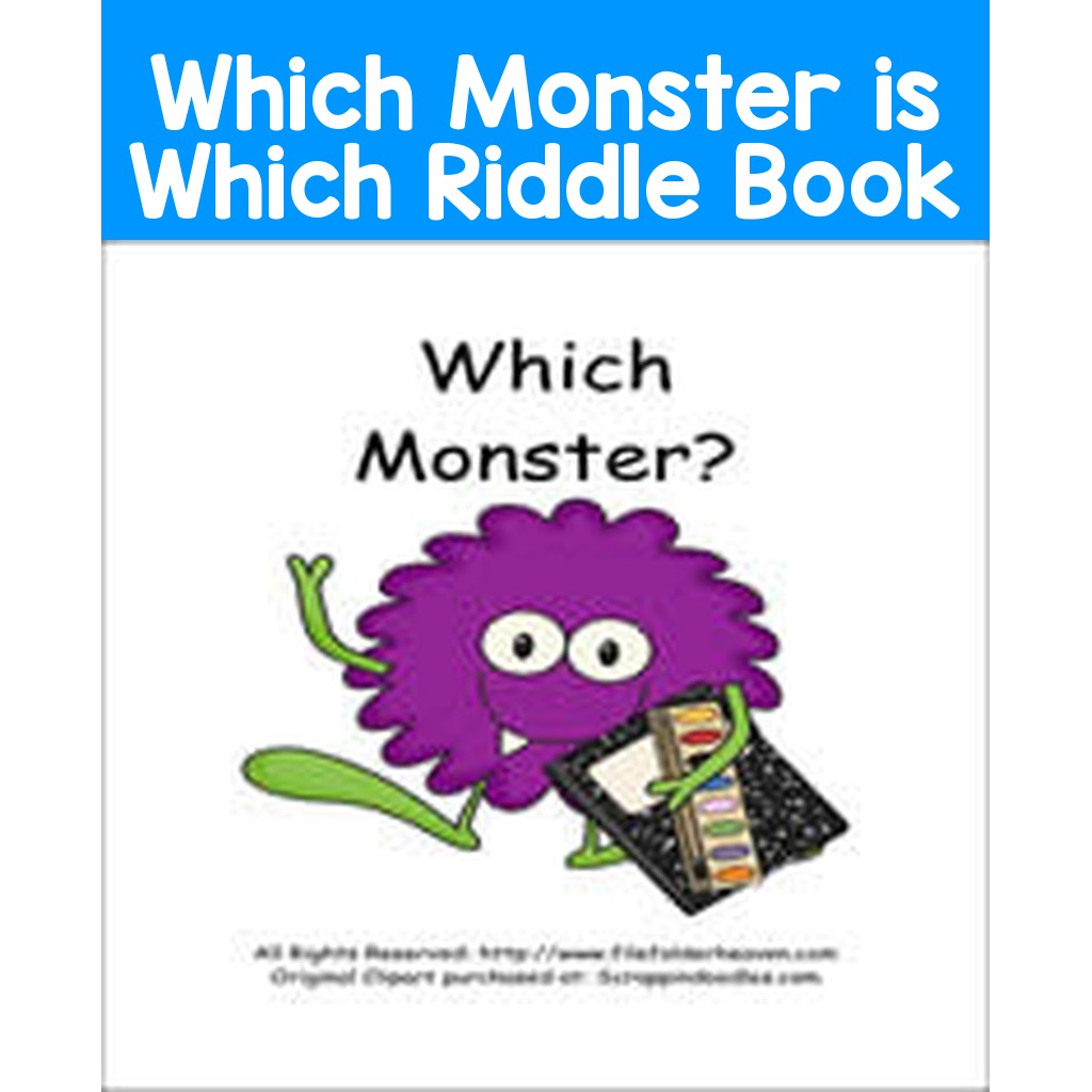 Which Monster is Which Riddle Book