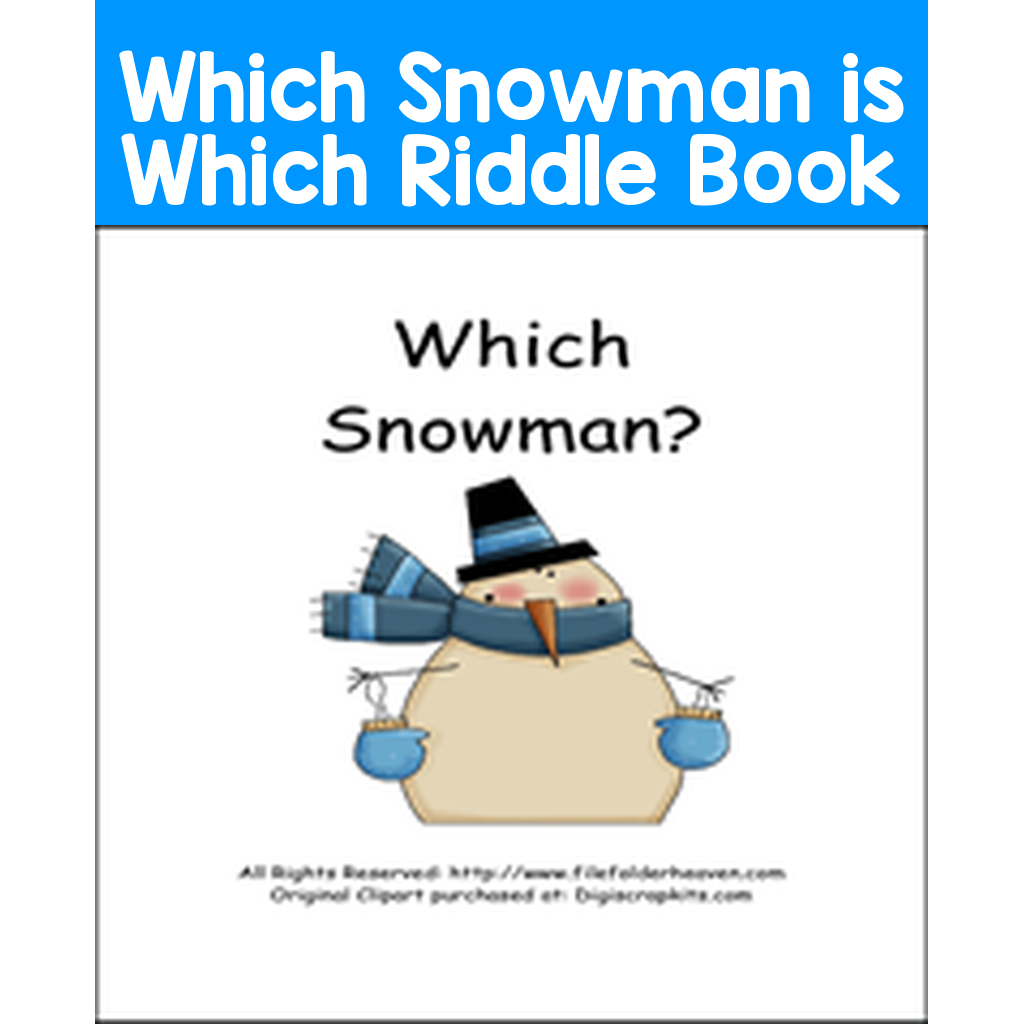 Which Snowman is Which Riddle Book