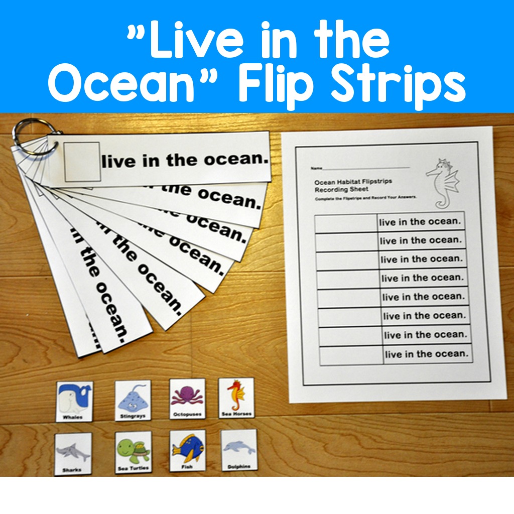 "Live in the Ocean" Flip Strips