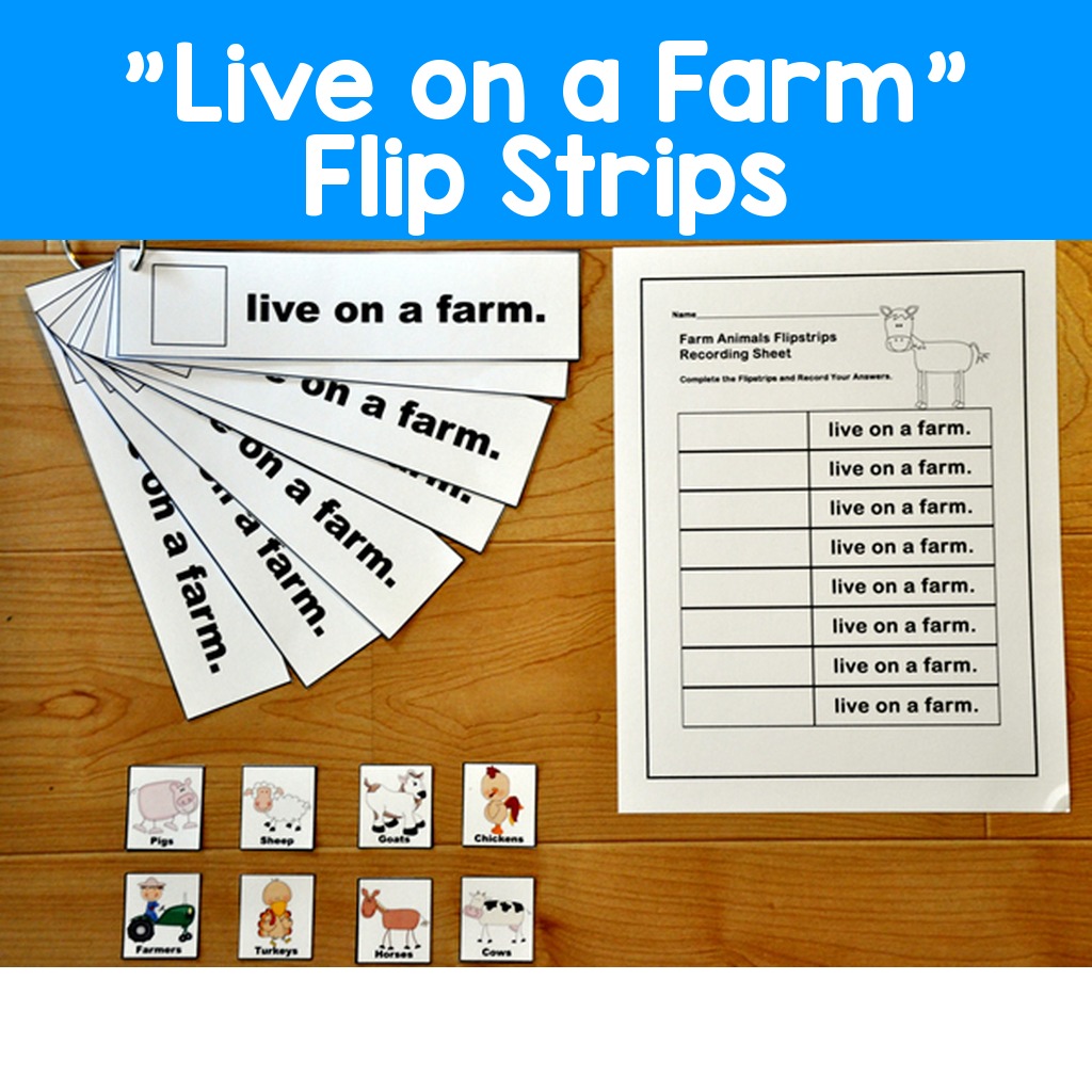 "Live on a Farm" Flip Strips