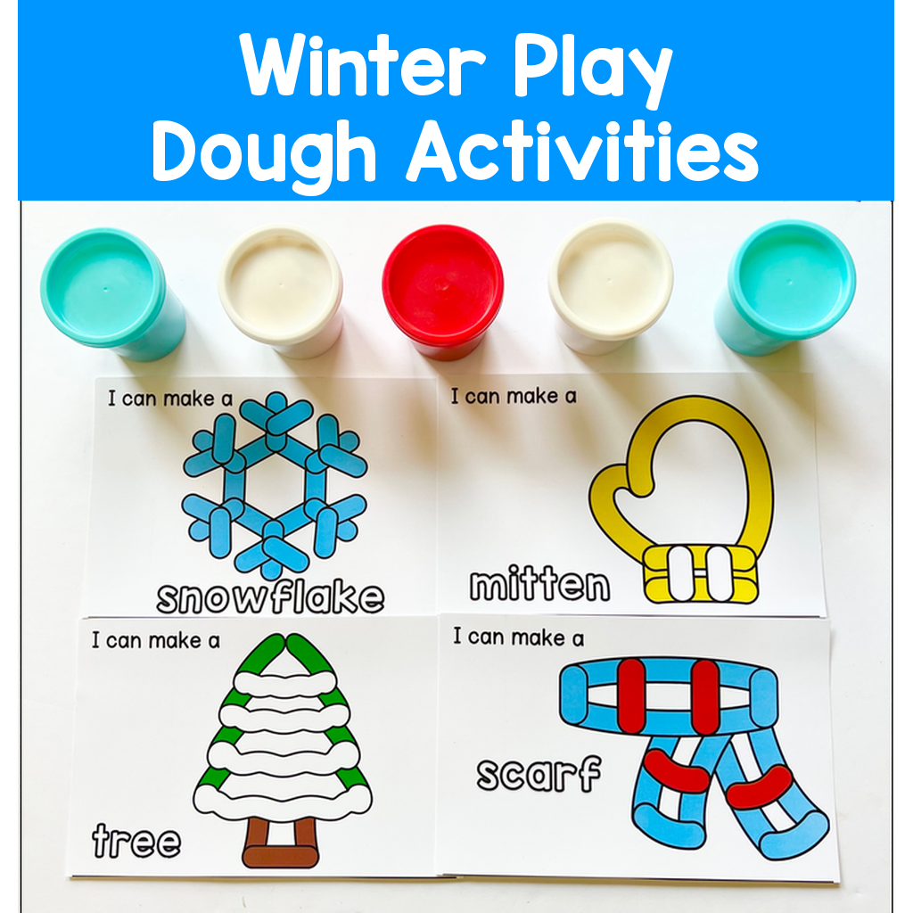 Winter Play Dough Activities