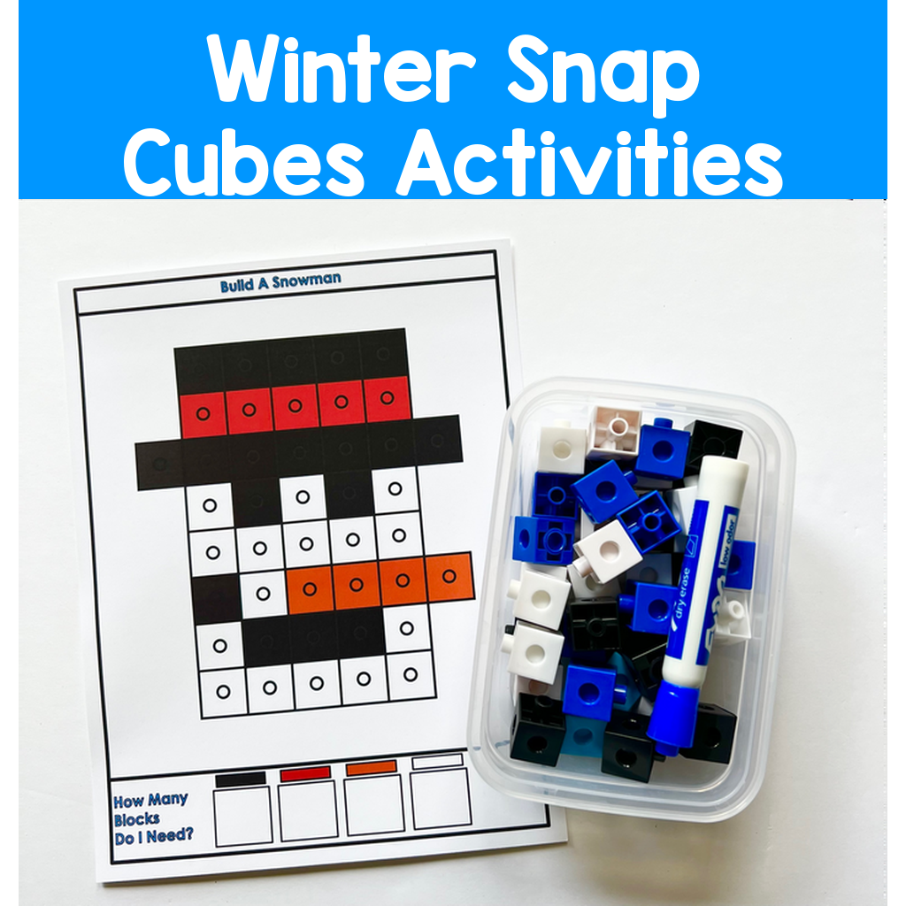 Winter Snap Cubes Activities